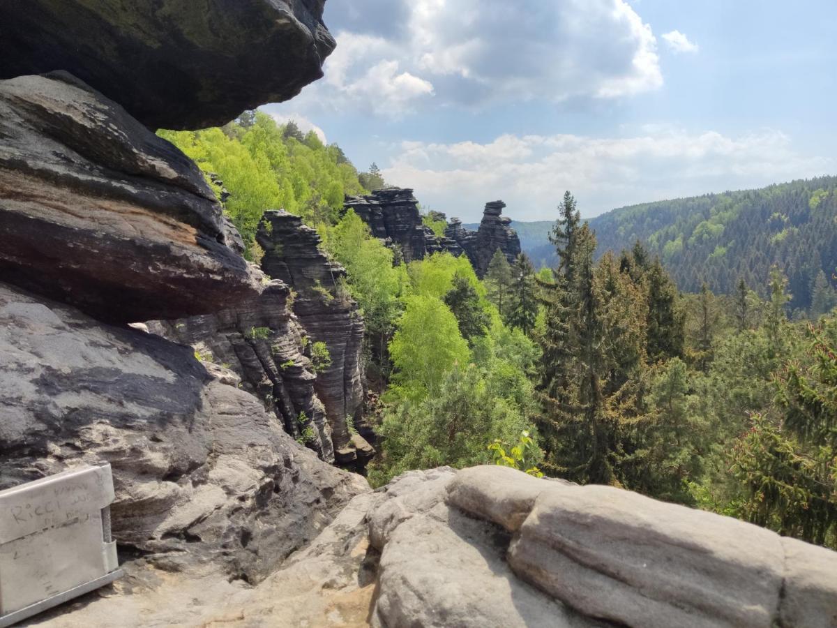 Ferienwohnung Bastei Rosenthal-Bielatal ภายนอก รูปภาพ