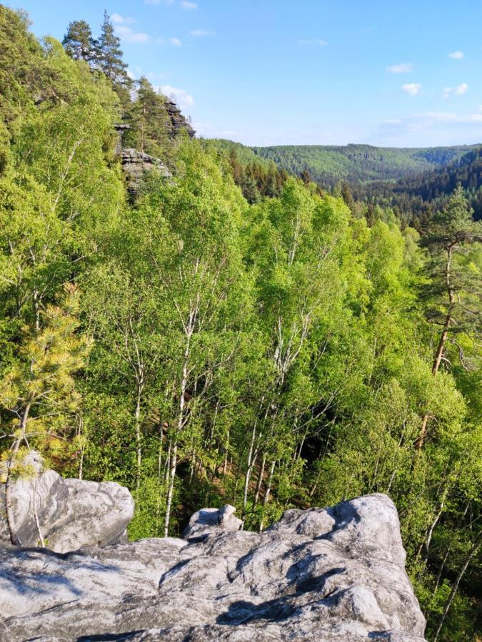 Ferienwohnung Bastei Rosenthal-Bielatal ภายนอก รูปภาพ